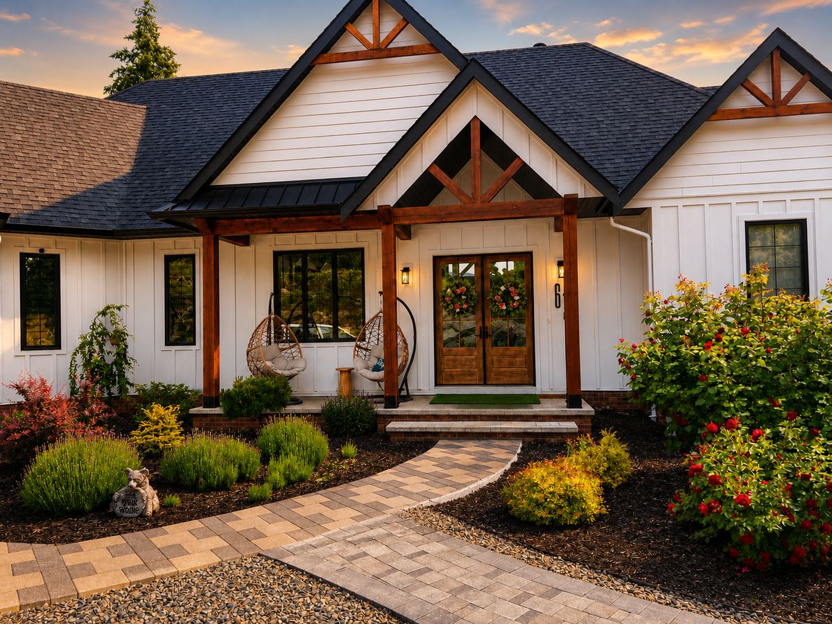 Kalagan Outdoor Design finished landscape project in the Okanagan