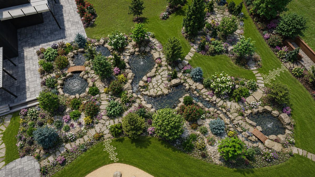 3D Landscape Design project by Kalagan Outdoor Design