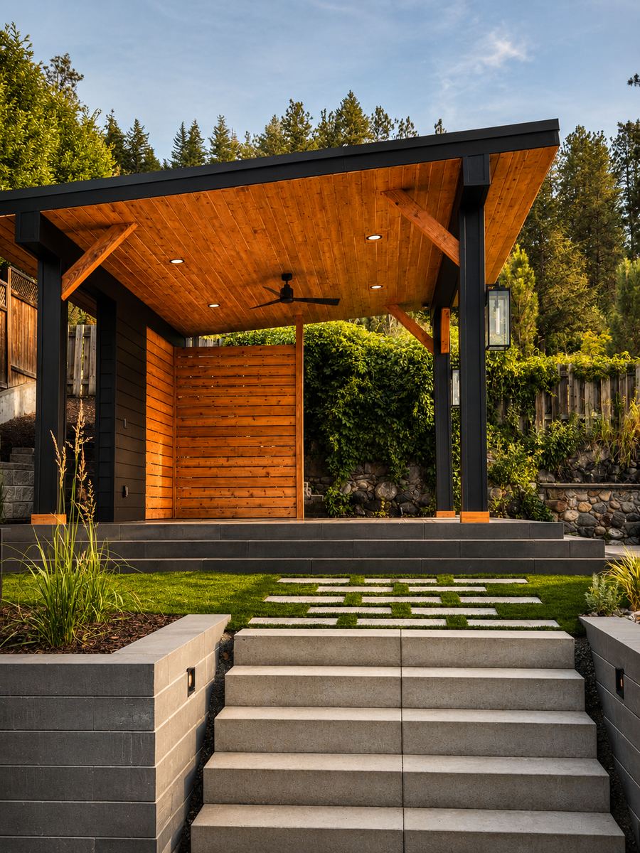Kalagan Outdoor Design landscape project in the Okanagan Valley