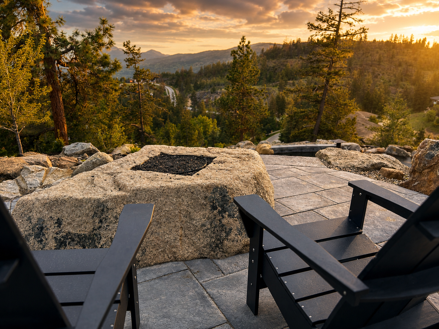 Outdoor Kitchens in Predator Ridge project by Kalagan Outdoor Design