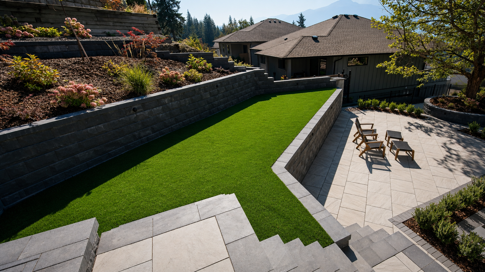 FireSmart Defensive Landscaping project by Kalagan Outdoor Design