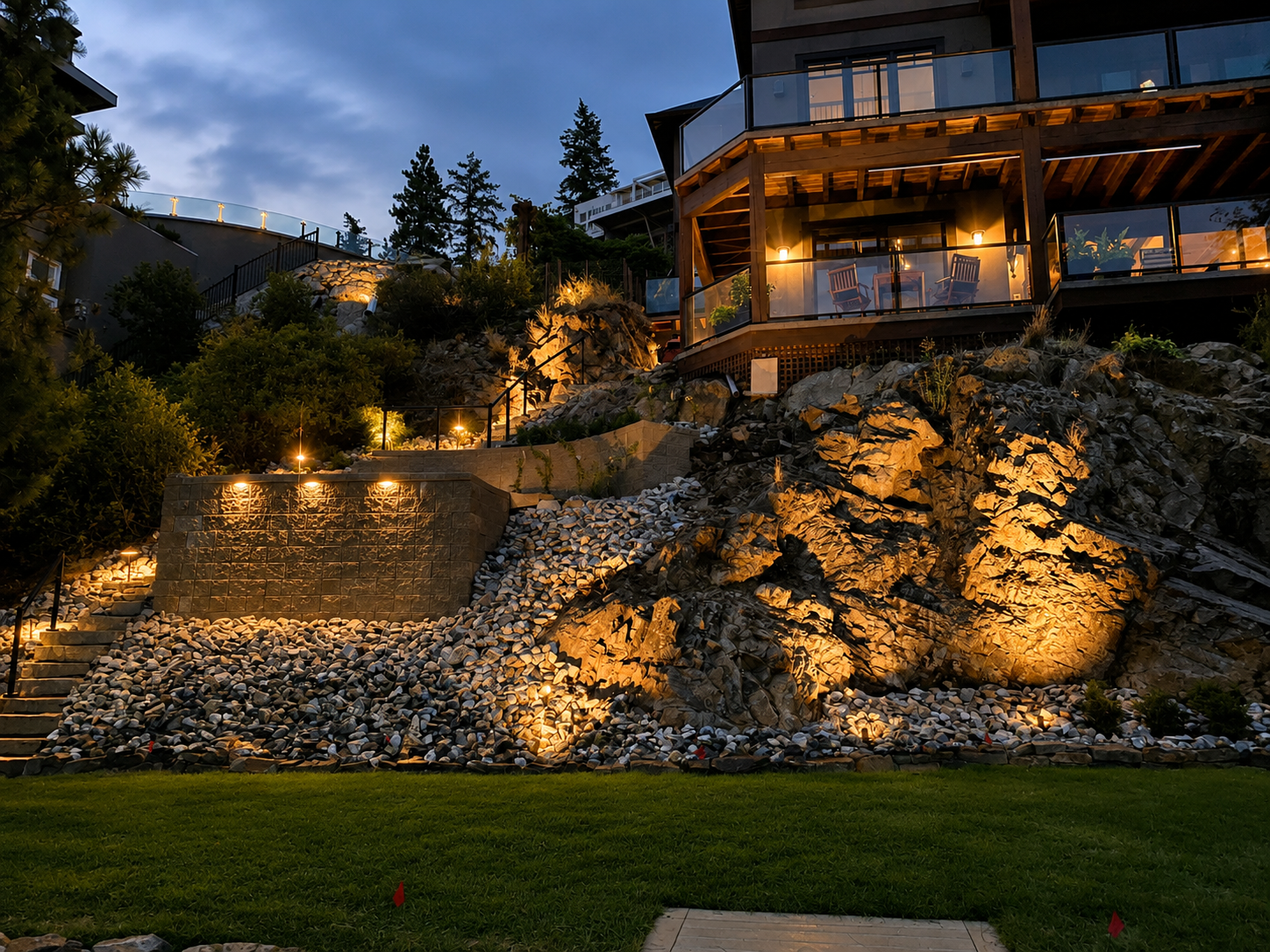 Path & Walkway Lighting project by Kalagan Outdoor Design