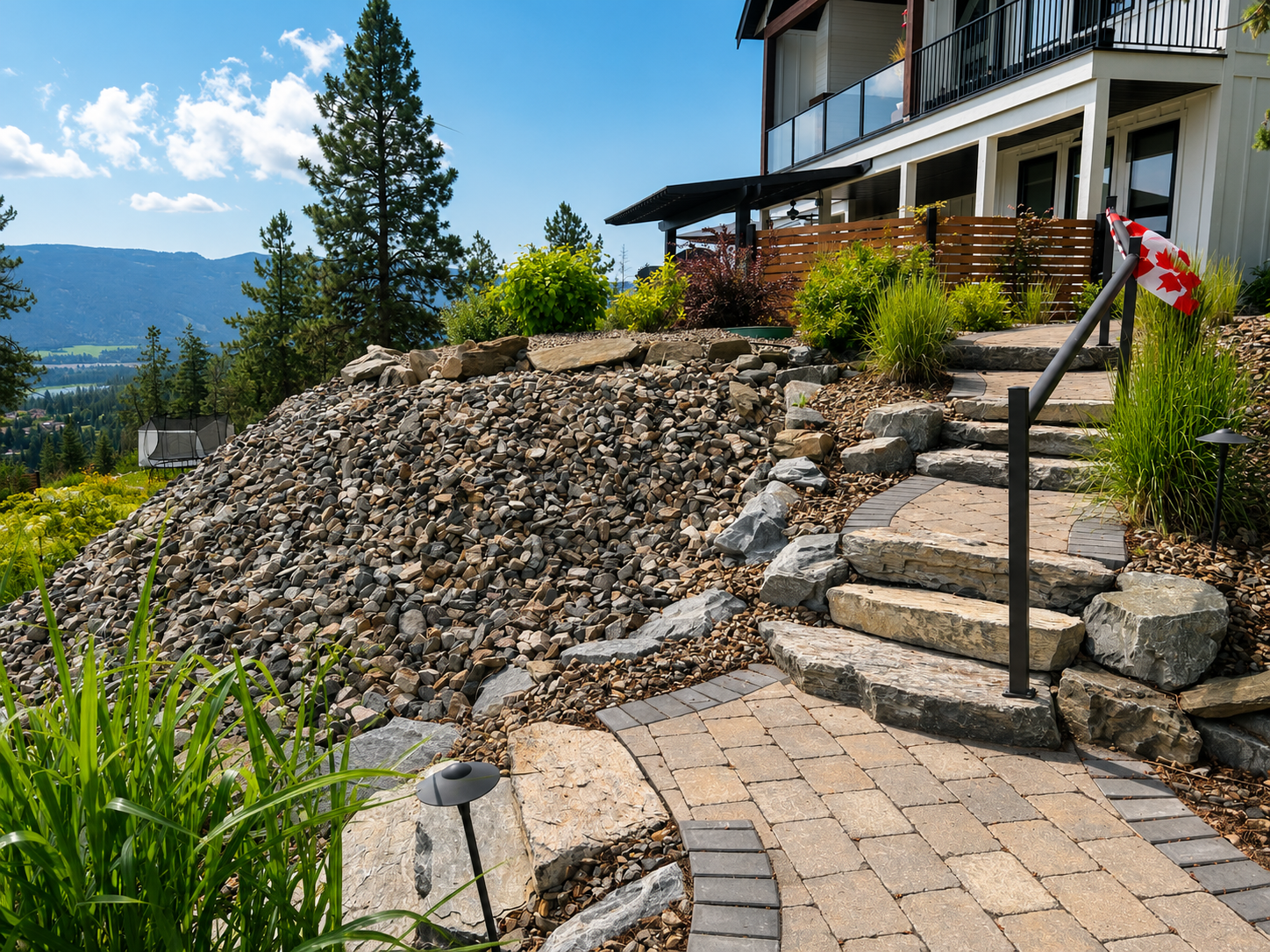 Paver Patios & Driveways in Kelowna project by Kalagan Outdoor Design
