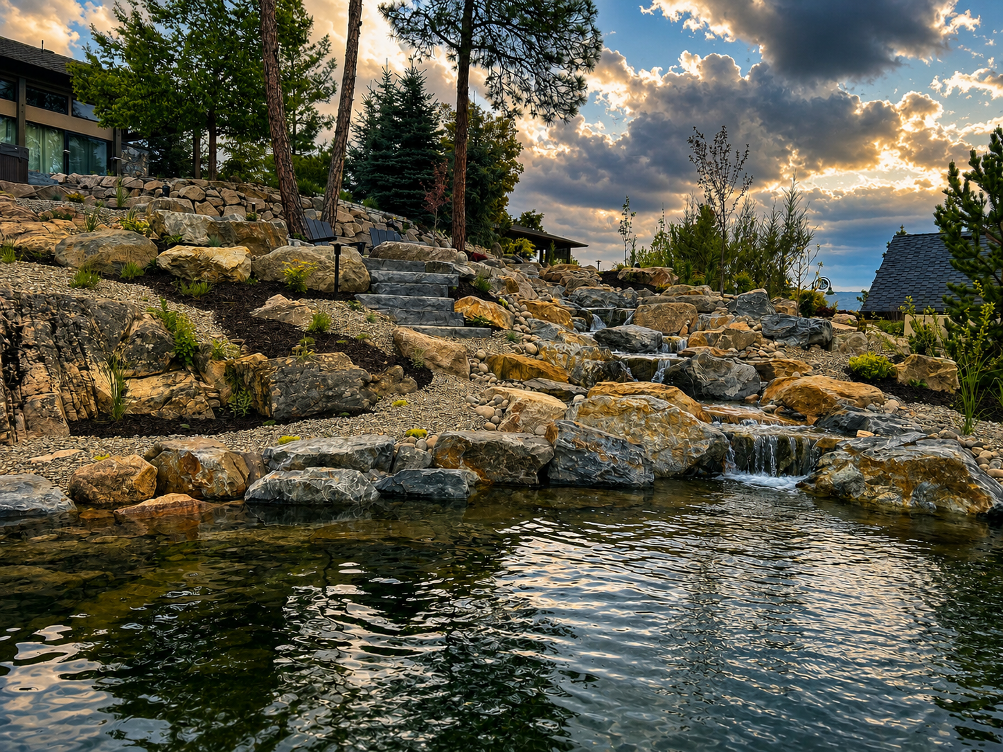 Recreational Ponds in Lake Country project by Kalagan Outdoor Design