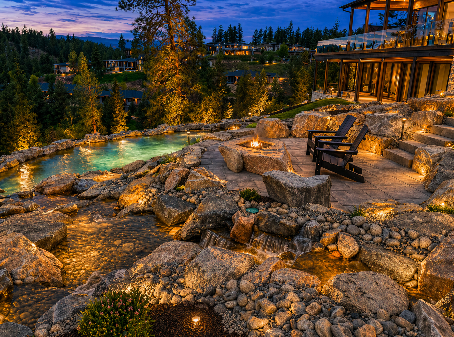 Pool Building in Kelowna, BC project by Kalagan Outdoor Design