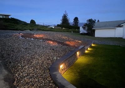 Kalagan Outdoor Design xeriscape and retaining wall